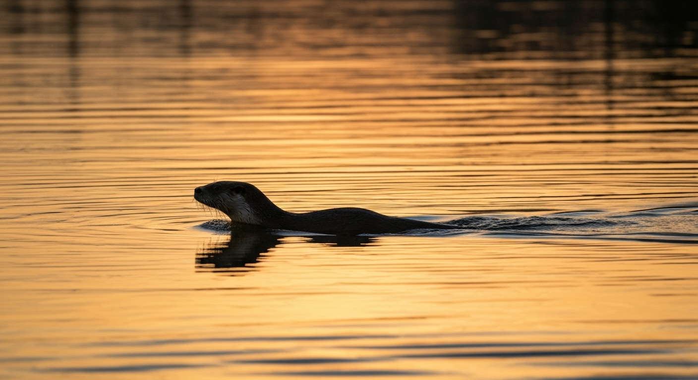 Les loutres de rivière, de discrètes voisines