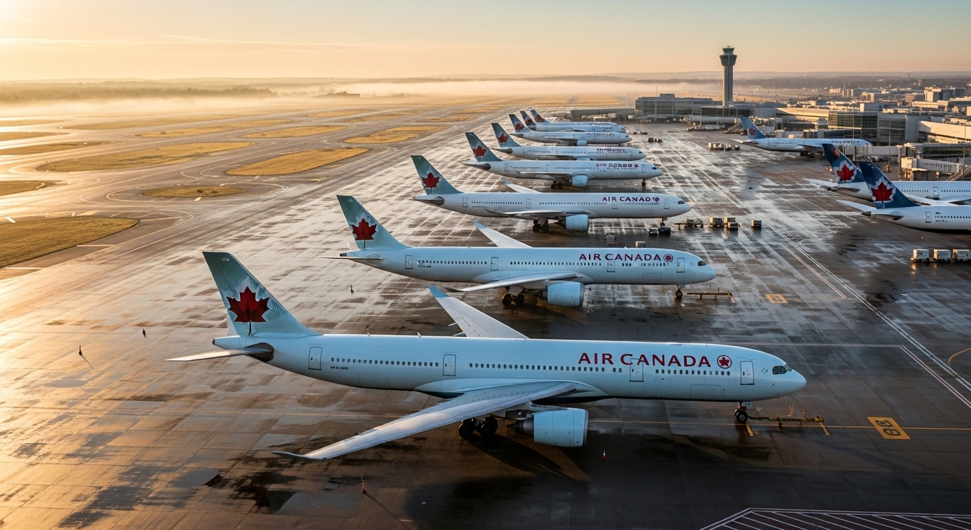 La stratégie d'air canada : un arrêt contrôlé pour mieux repartir