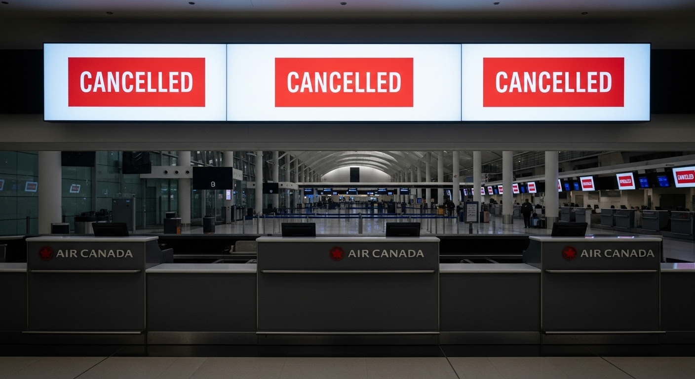 Air Canada sur la sellette : des milliers de vols menacés ce week-end