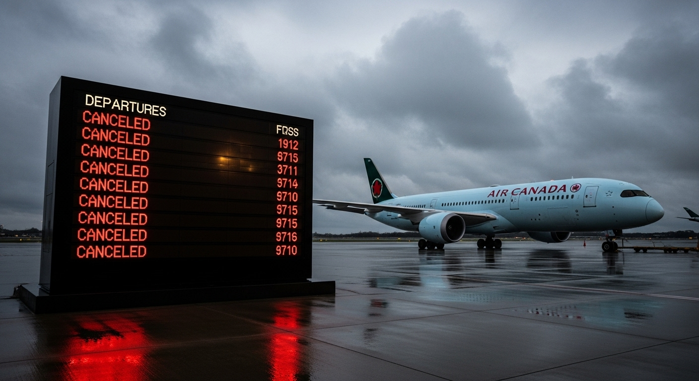 Air Canada sur la sellette : des milliers de vols menacés ce week-end