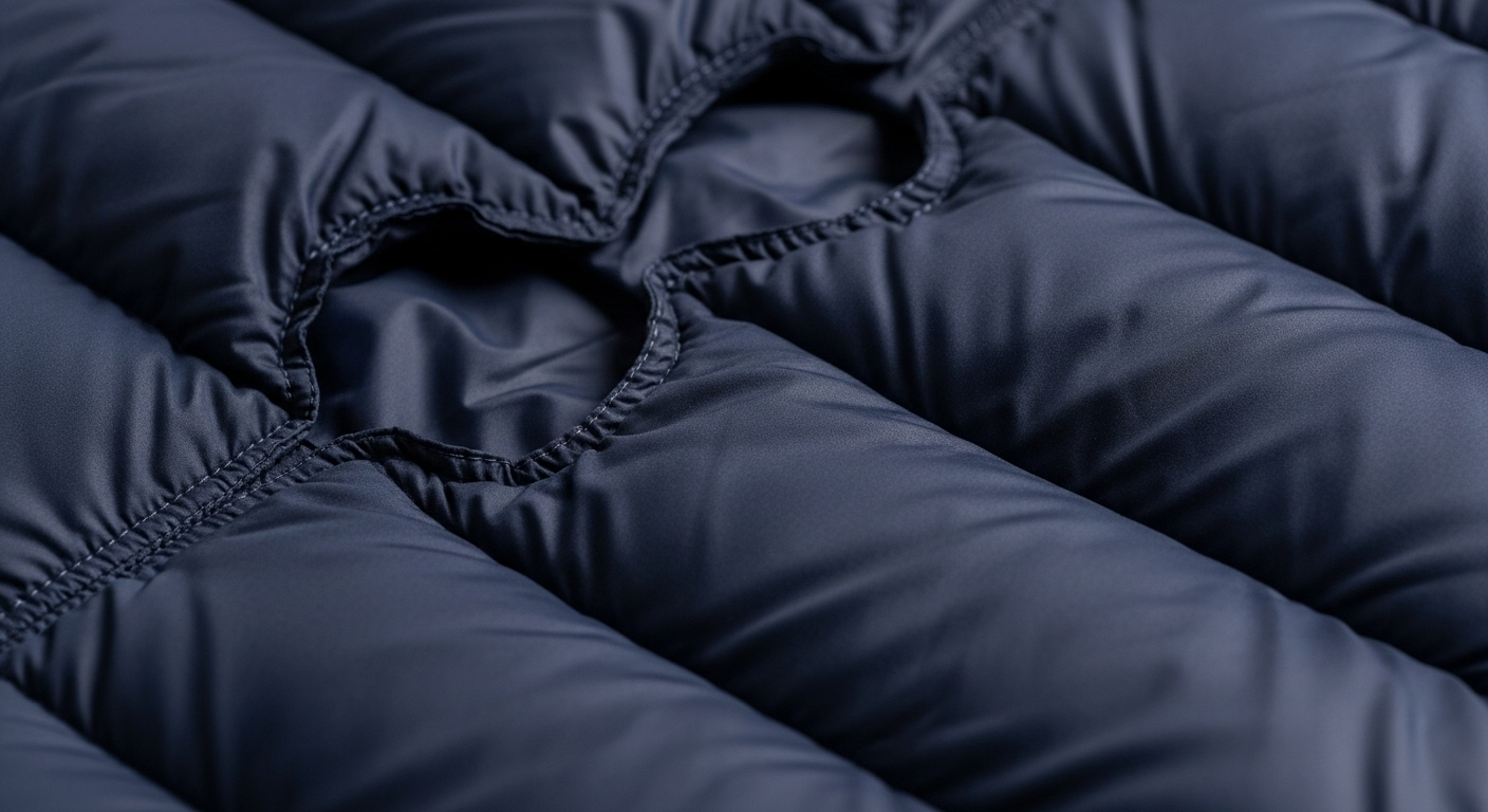 les manteaux, surtout en duvet