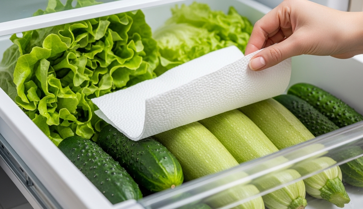 Pourquoi mettre des essuie-tout dans le réfrigérateur peut être utile