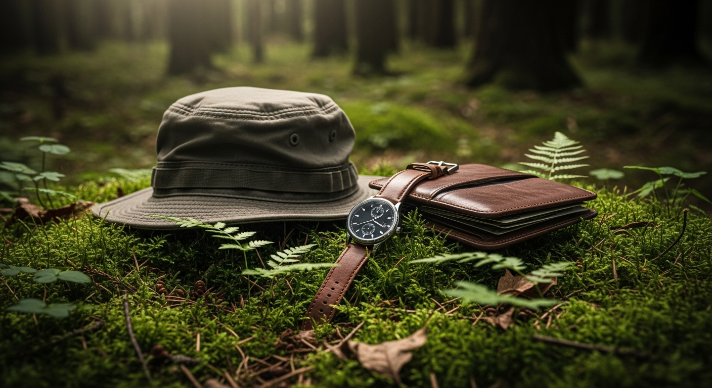 Les objets personnels retrouvés sur place