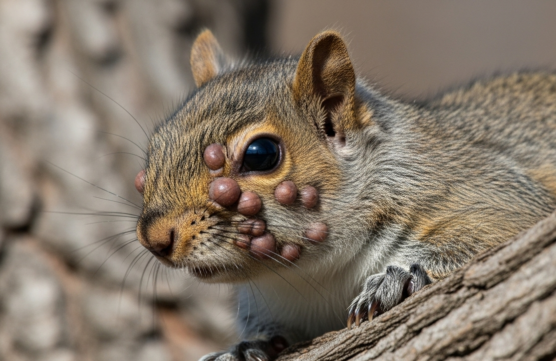 Ces ‘écureuils zombies’ qui inquiètent les jardins américains