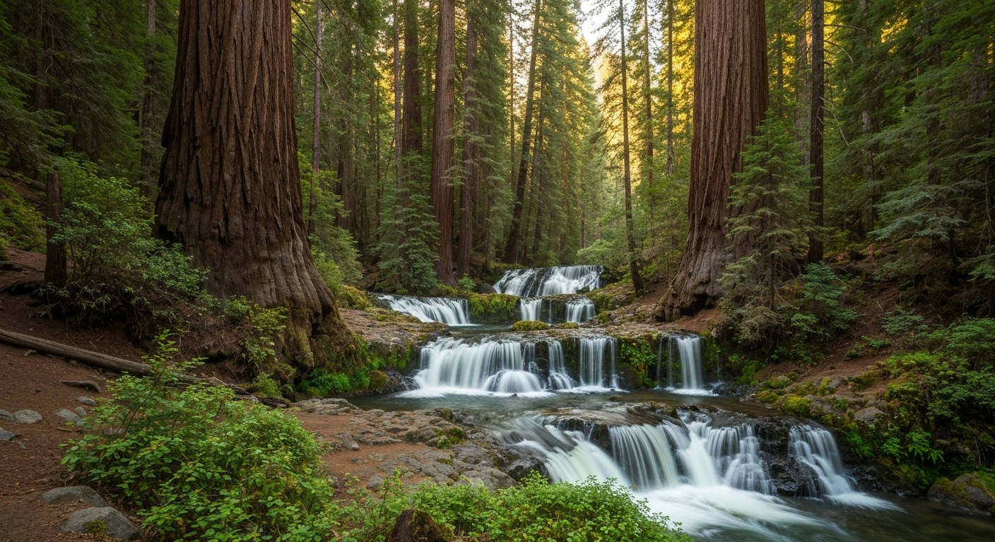 Un randonneur secouru après être resté coincé deux jours derrière une cascade de la forêt nationale de Séquoia