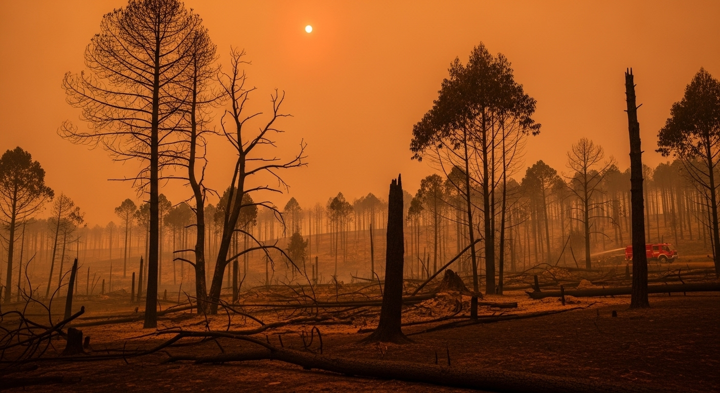 Le feu ravage l&rsquo;Espagne et le Portugal, des pompiers perdent la vie dans la lutte