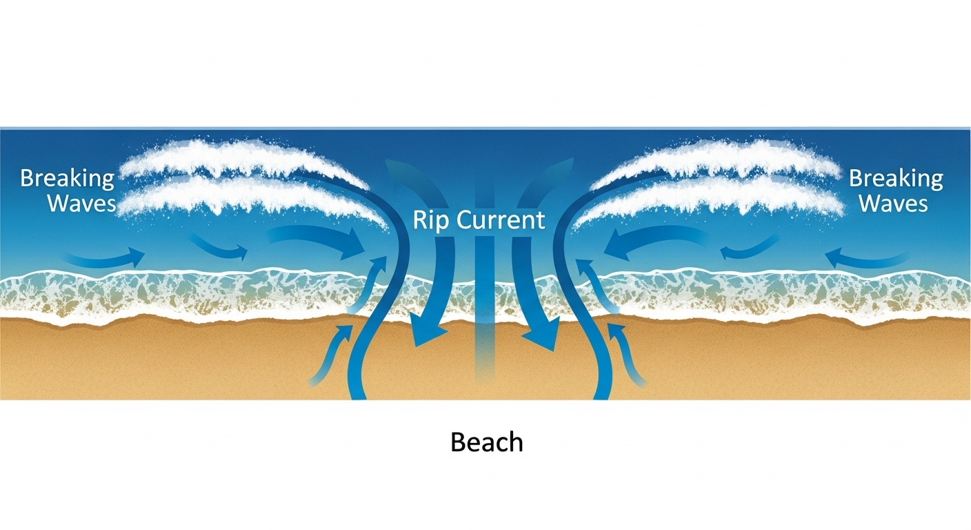 Le danger numéro un : les courants d'arrachement
