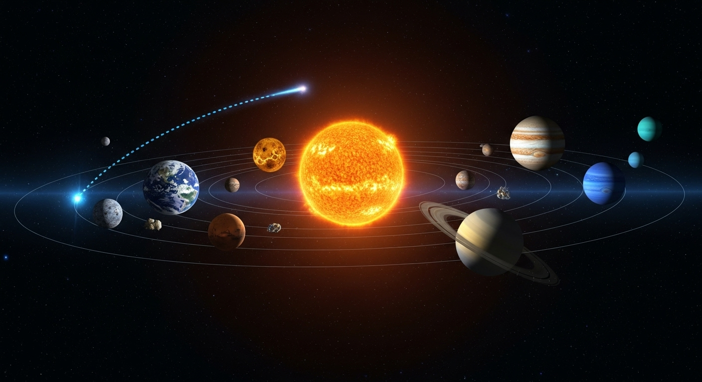 Un mystérieux visiteur de l&rsquo;espace nous fonce dessus, et il brille d&rsquo;une lumière étrange