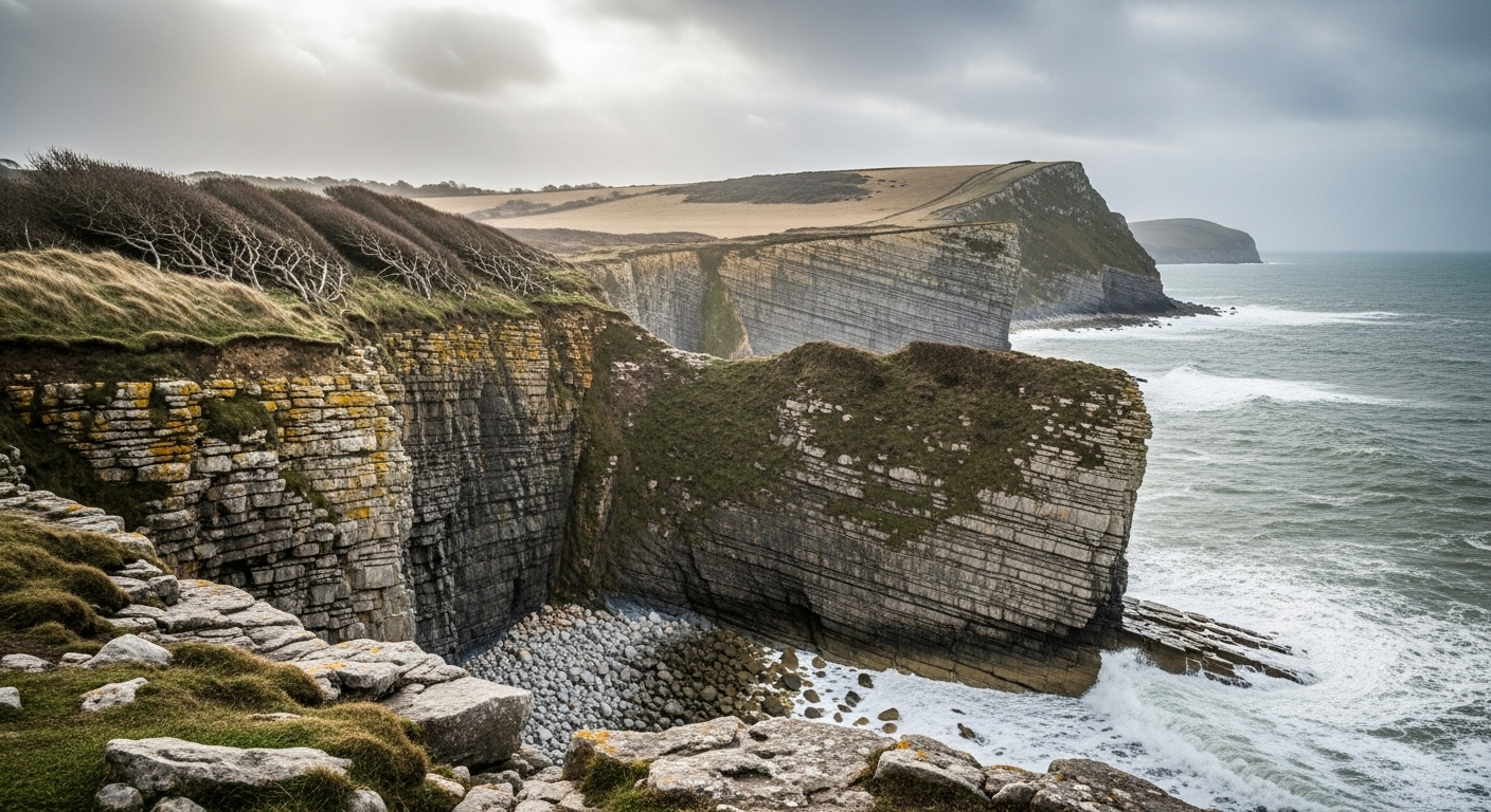 L'histoire de worth matravers, aux confins du royaume