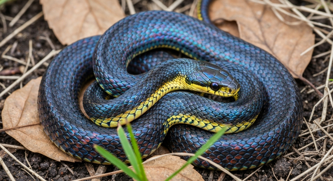 Le serpent arc-en-ciel, une beauté en danger