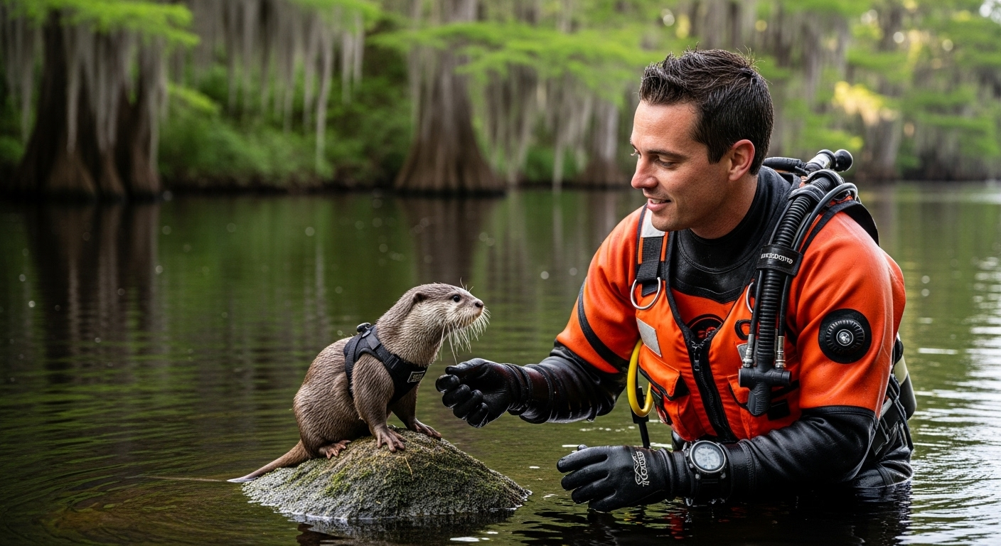 Cette petite loutre est devenue le nouvel espoir pour retrouver les personnes disparues