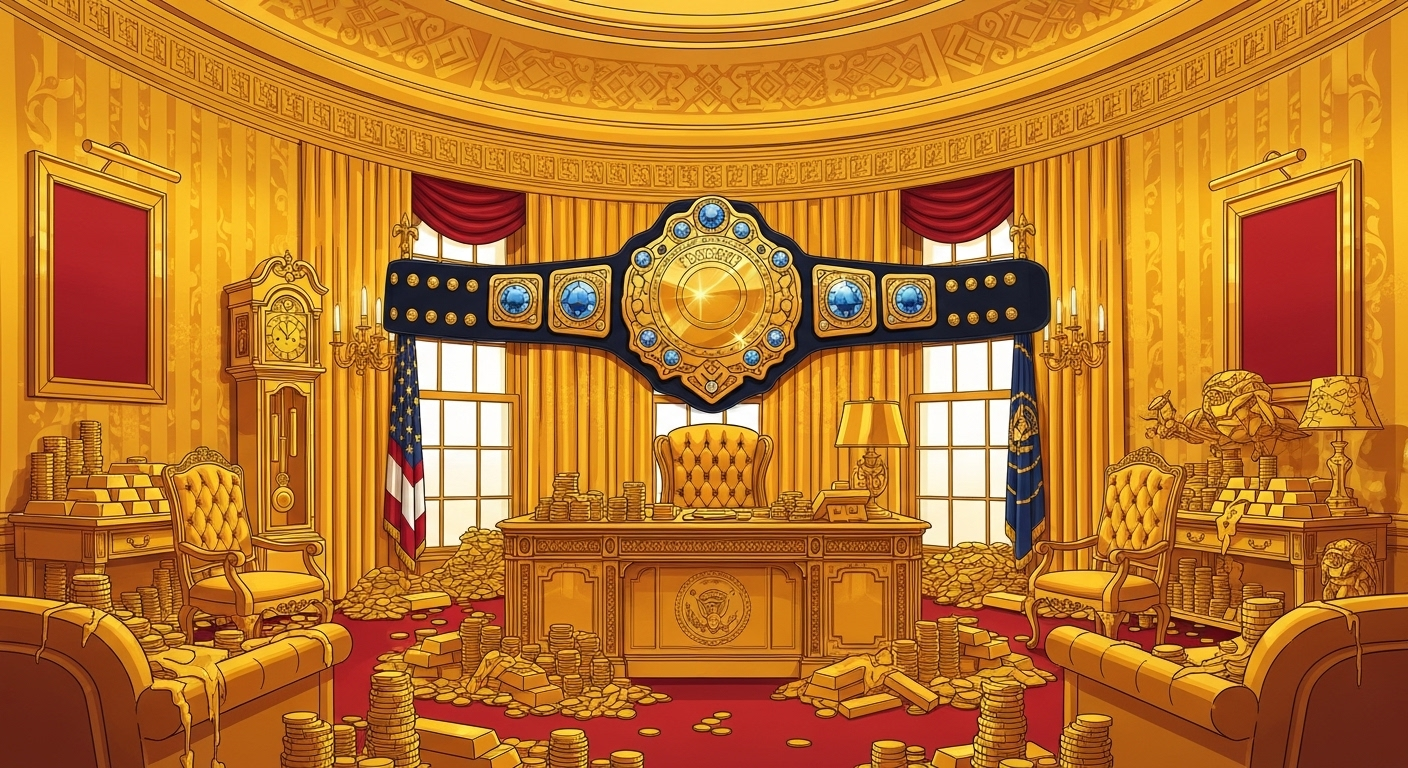 Le début de l'affaire : le bureau doré de la discorde