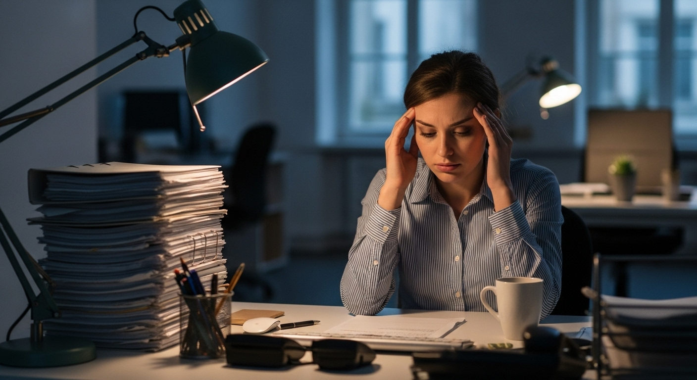 Les symptômes d'un stress chimique quotidien