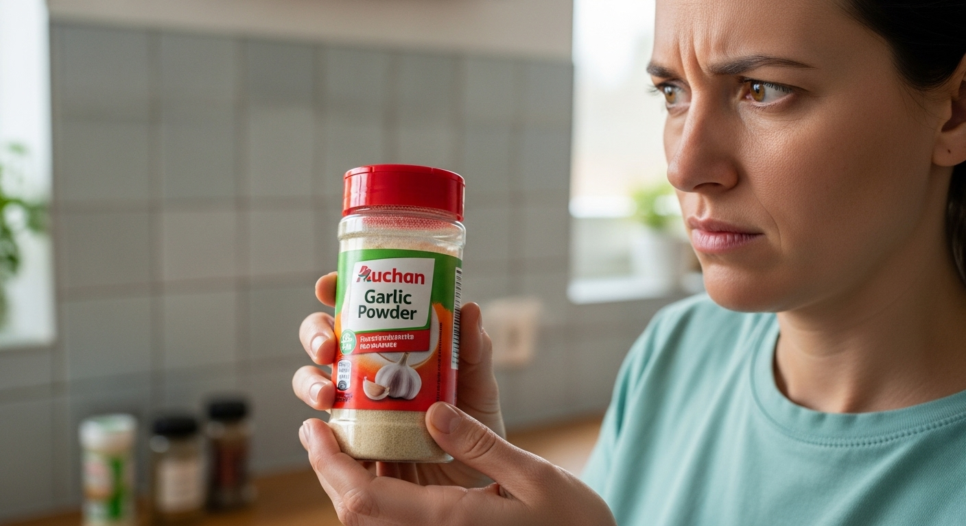 Contamination chimique : de l’ail en poudre auchan rappelé dans toute la france
