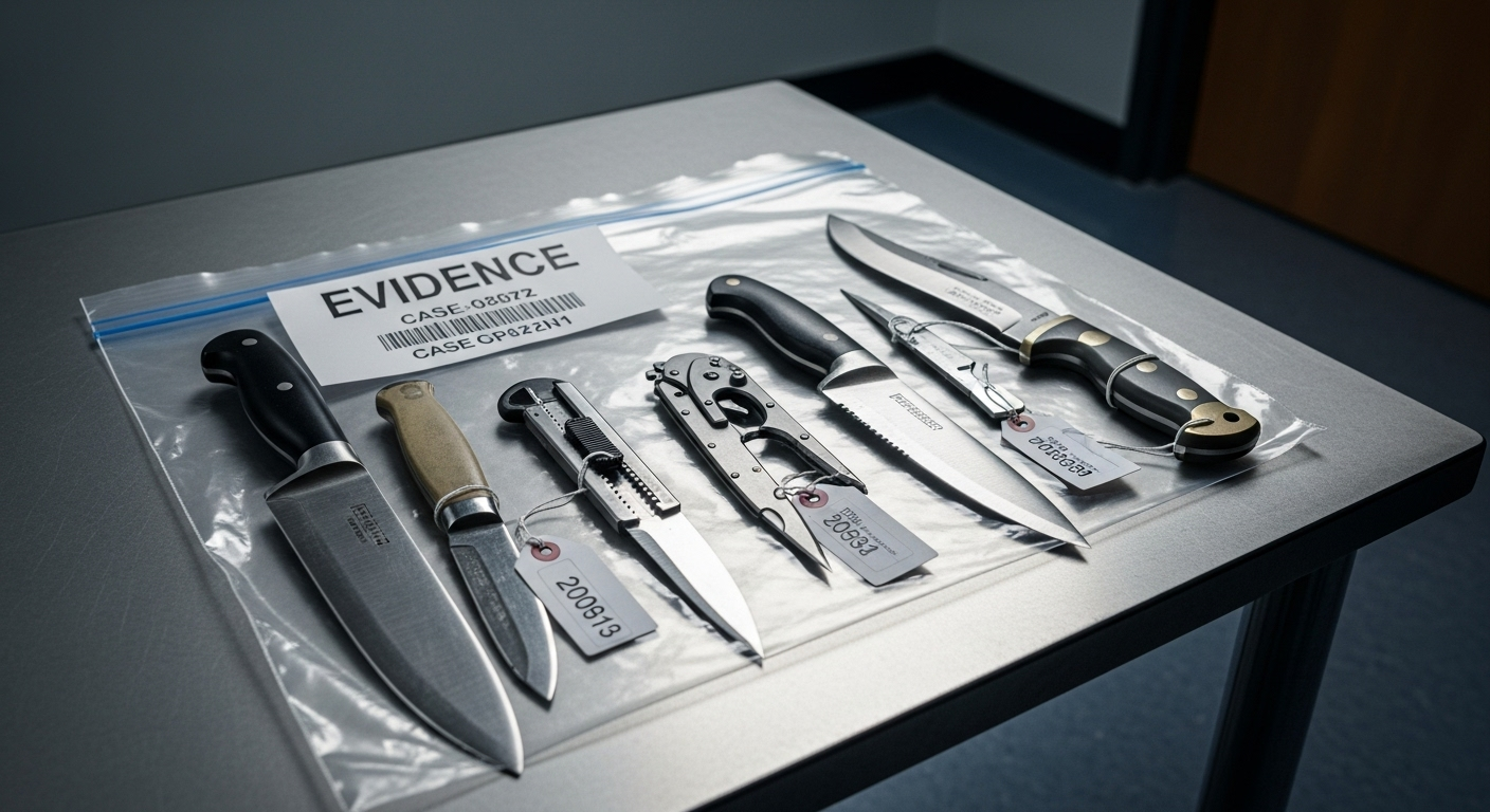 Des couteaux retrouvés, mais le mobile reste un mystère