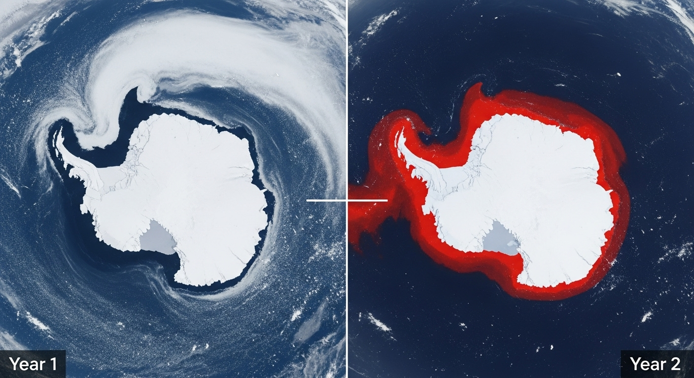 La banquise recule à une vitesse record