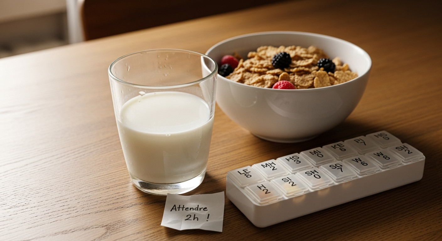 Quand les fibres et le lait jouent les trouble-fêtes