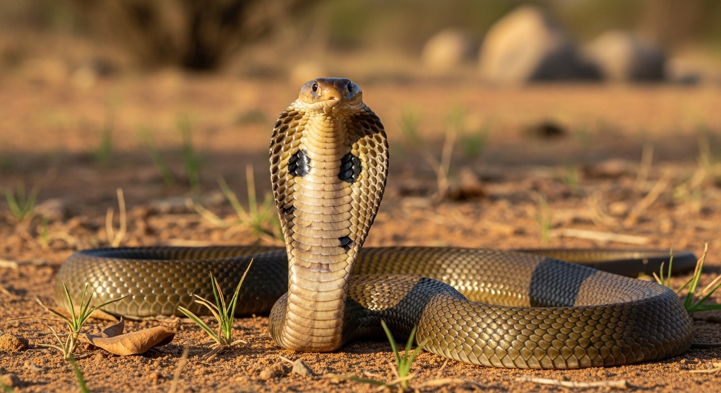 Le cobra, un voisin dangereux mais utile