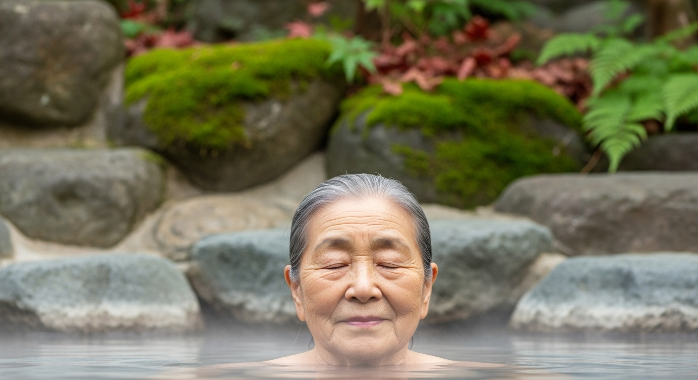 L'idée des bains chauds japonais, les fameux 'onsen'