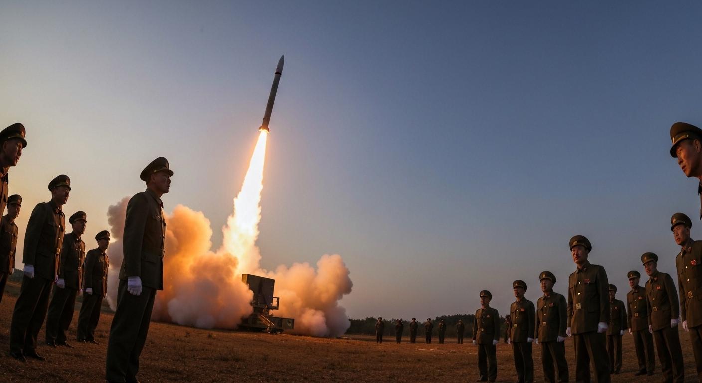 La Corée du Nord remet de l&#039;huile sur le feu avec deux nouveaux tirs de missiles