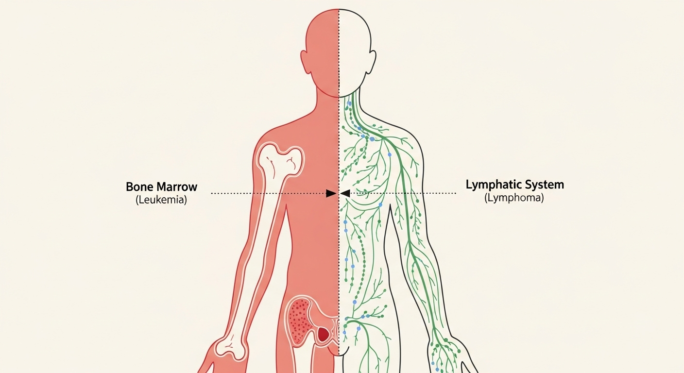 Leucémies et lymphomes, les deux grandes familles