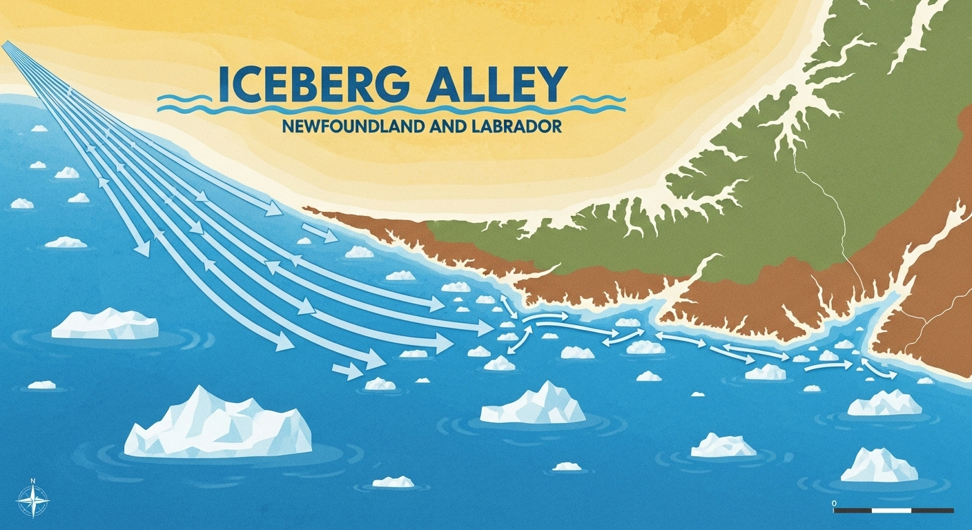 Un mystère au cœur de « l'allée des icebergs »