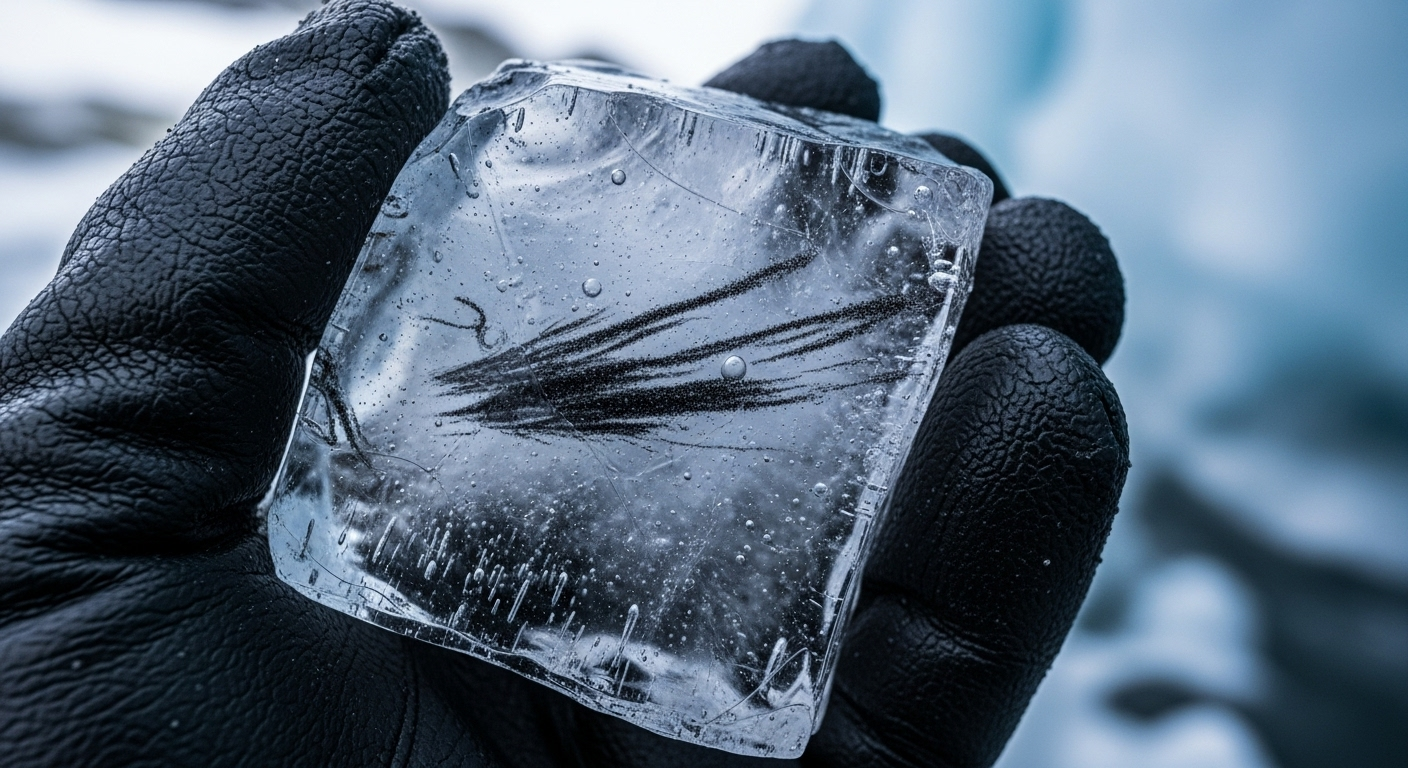 Une glace si lisse et si dense, pourquoi ?