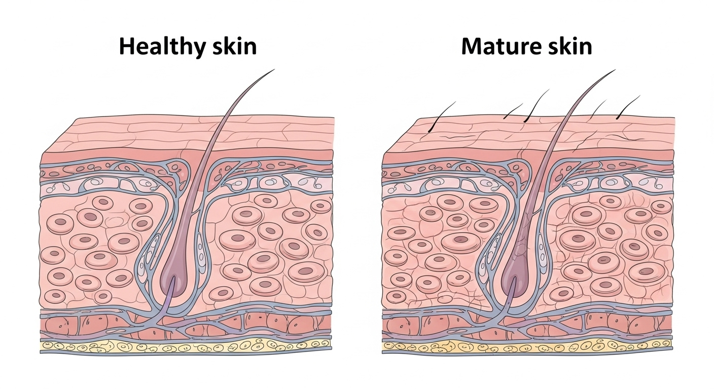 Pourquoi la peau change-t-elle si radicalement ?