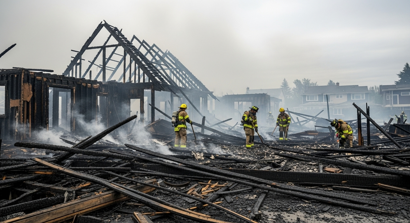 Les dégâts et les lents progrès en Oregon