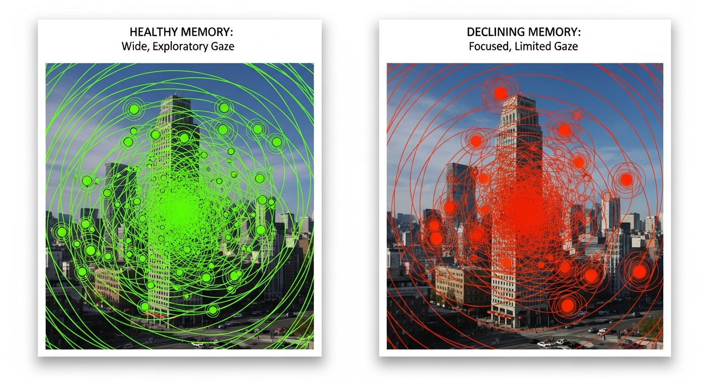 Ce que les mouvements des yeux ont montré