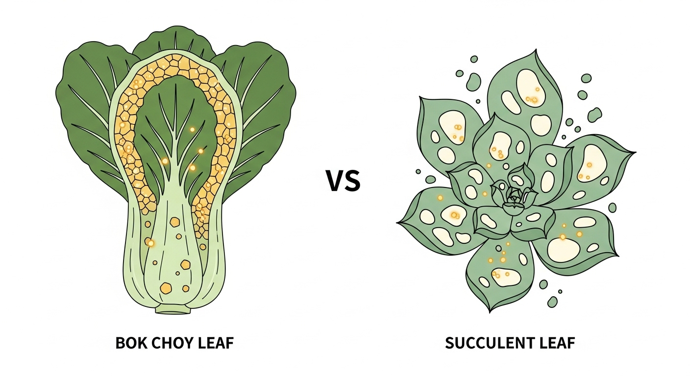 Pourquoi ça marche sur les succulentes (et pas sur les salades)