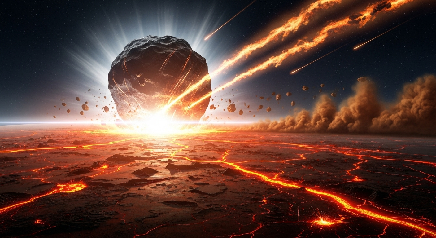 Un passé violent, un peu comme celui de la Terre