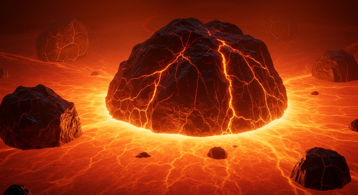 Une découverte de taille : des morceaux d'une ancienne planète