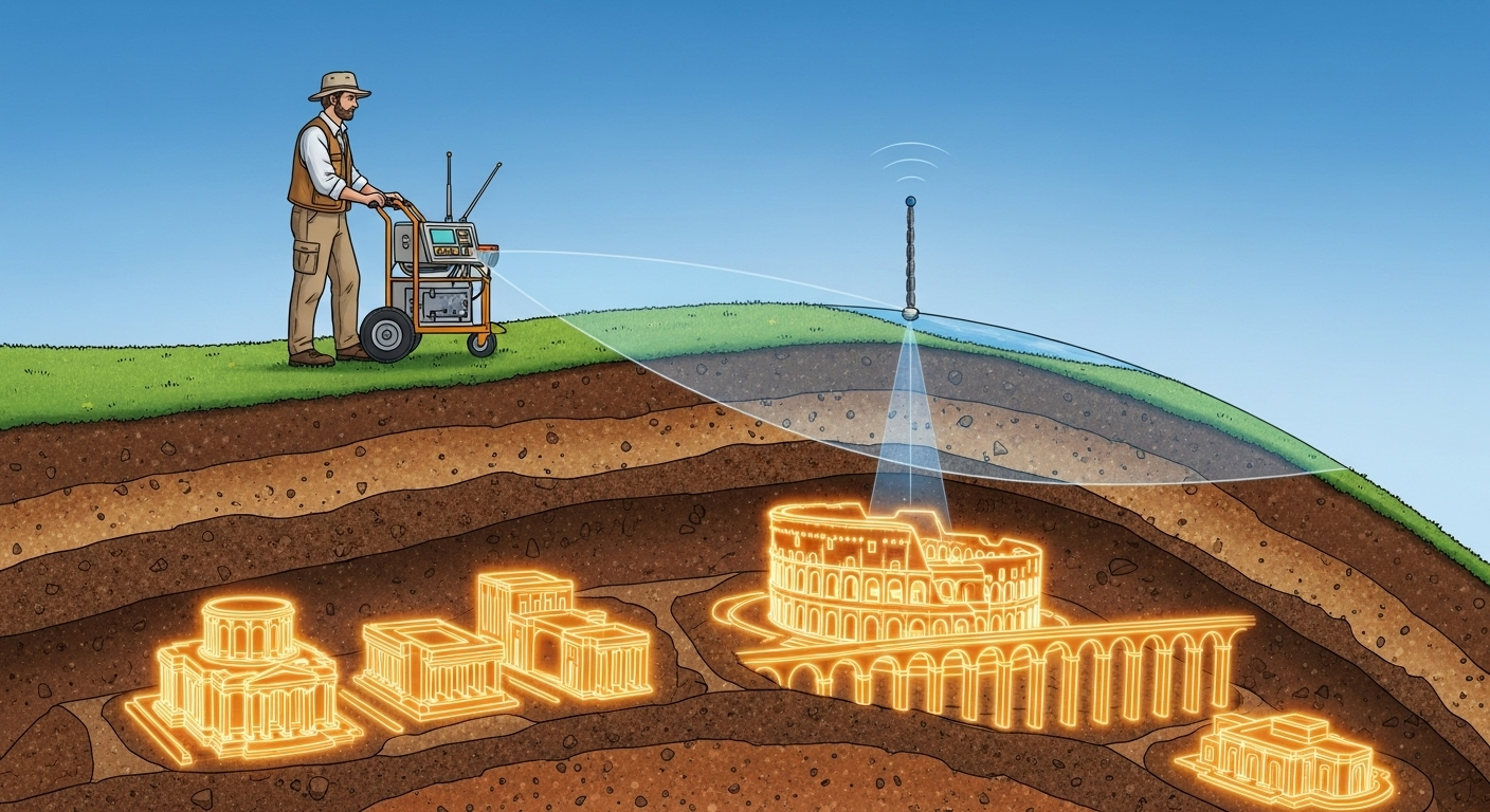 Comment les archéologues ont-ils vu sous la terre ?