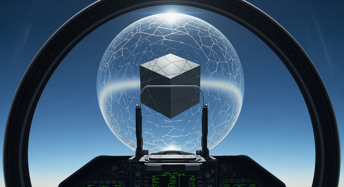 La première rencontre : un cube noir dans une sphère