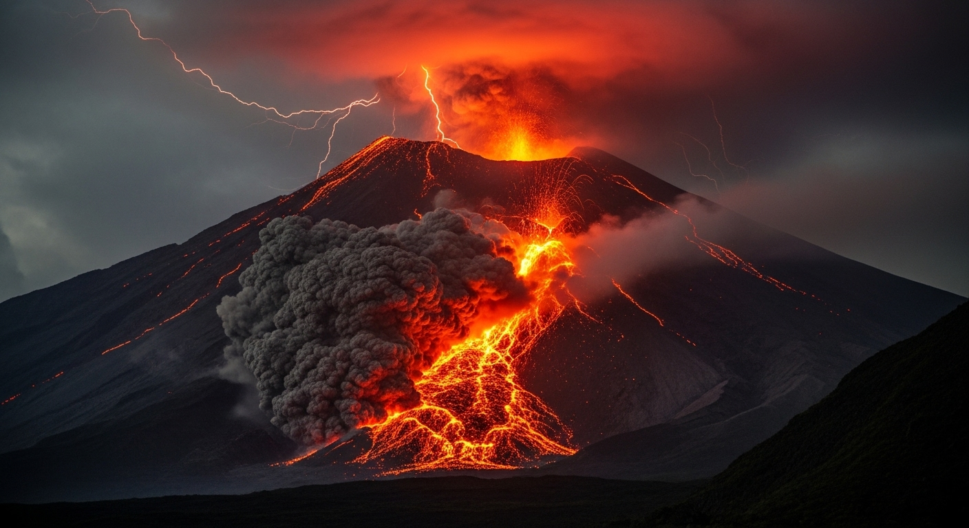 Le mont Sinabung en Indonésie, le volcan qui ne pardonne pas