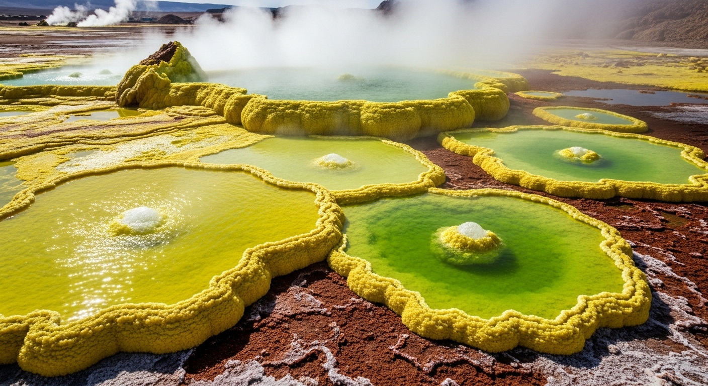 La dépression de Danakil en Éthiopie, un avant-goût de l'enfer