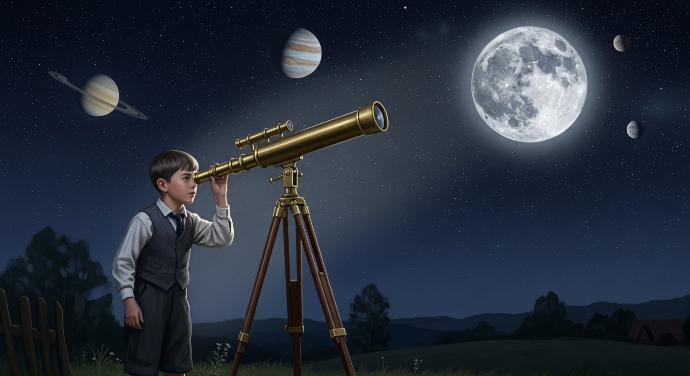 Un rêve d'enfant : la tête dans les étoiles