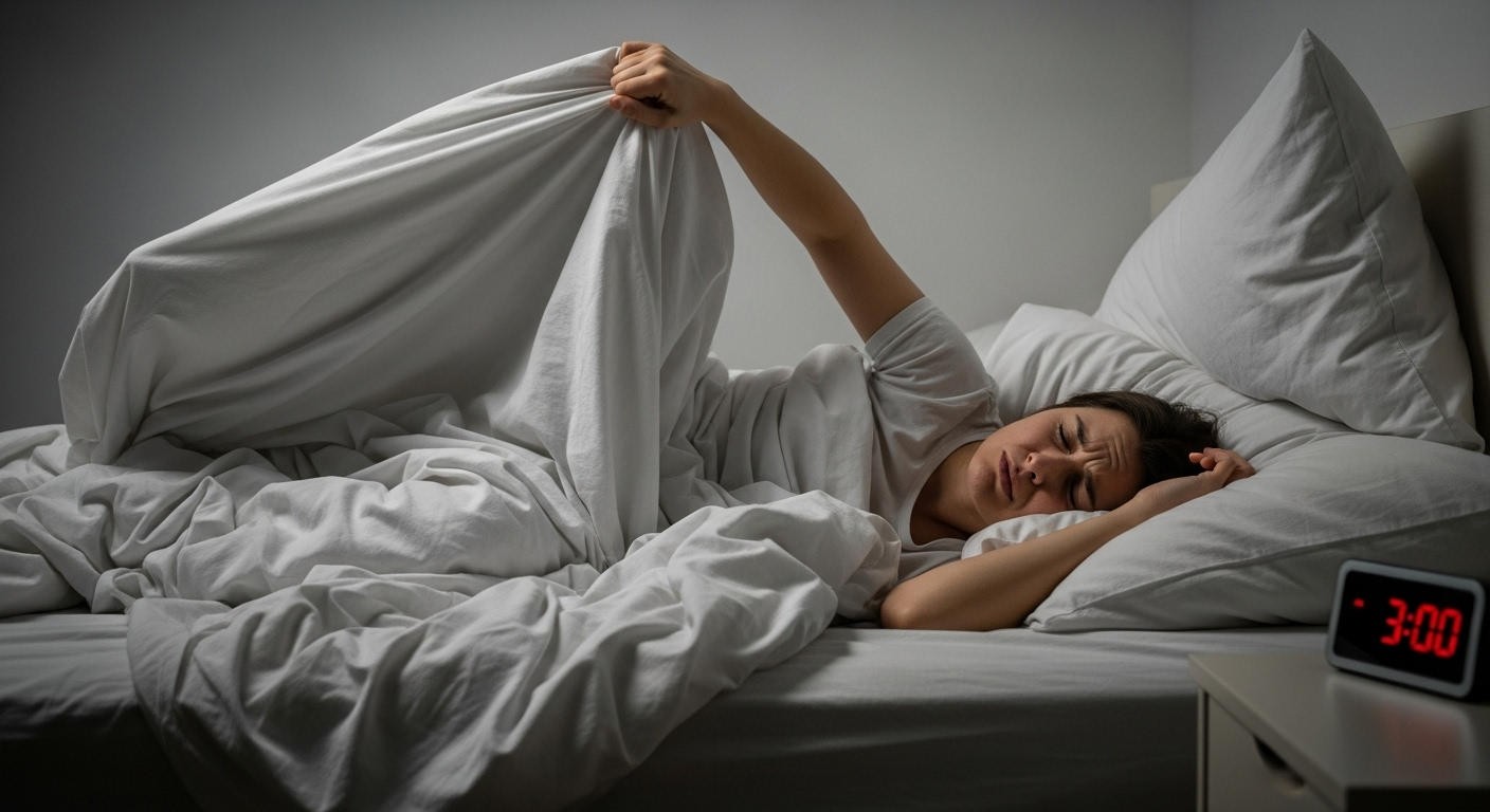 Le signe qui ne trompe pas : un sommeil agité