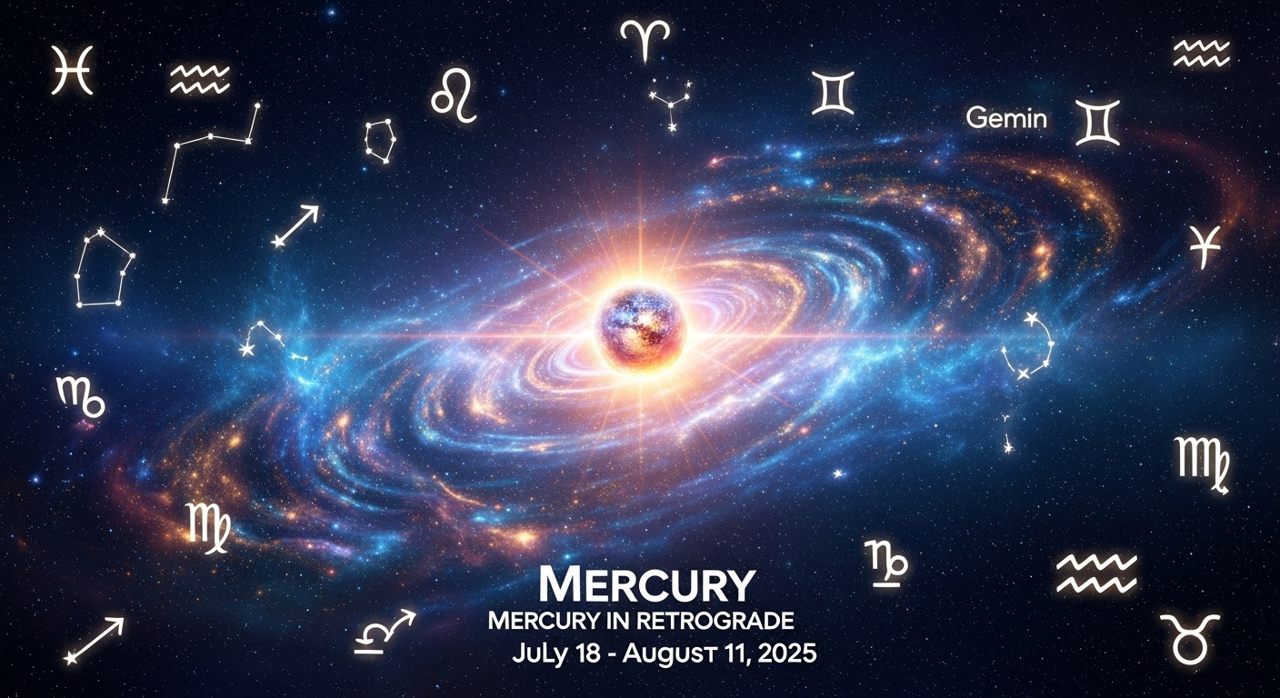 Mercure rétrograde : votre guide du 18 juillet au 11 août pour traverser l&#039;été 2025 sans encombre