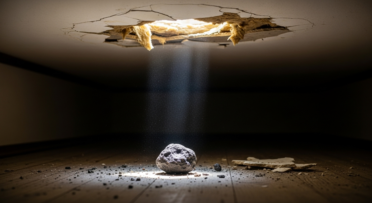 Une journée ordinaire qui finit avec un 'boum' venu de l'espace