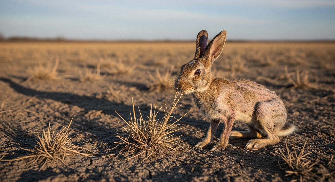 Une mort lente et cruelle pour les lapins sauvages