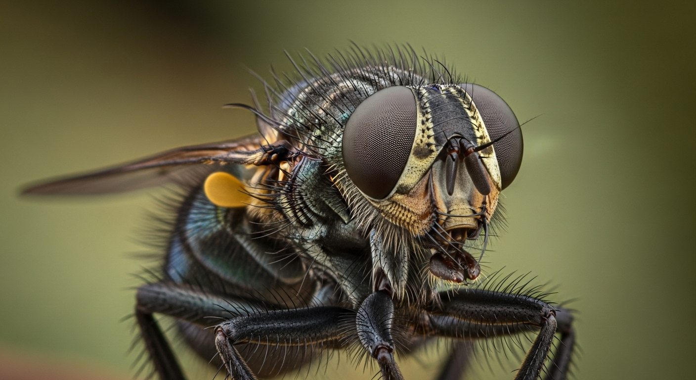 Le coupable : une larve de mouche qui creuse sous la peau