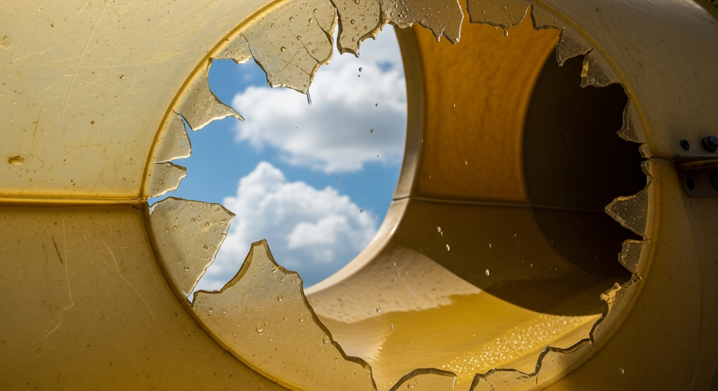 Le drame sur le toboggan 'Frightening Bolt'