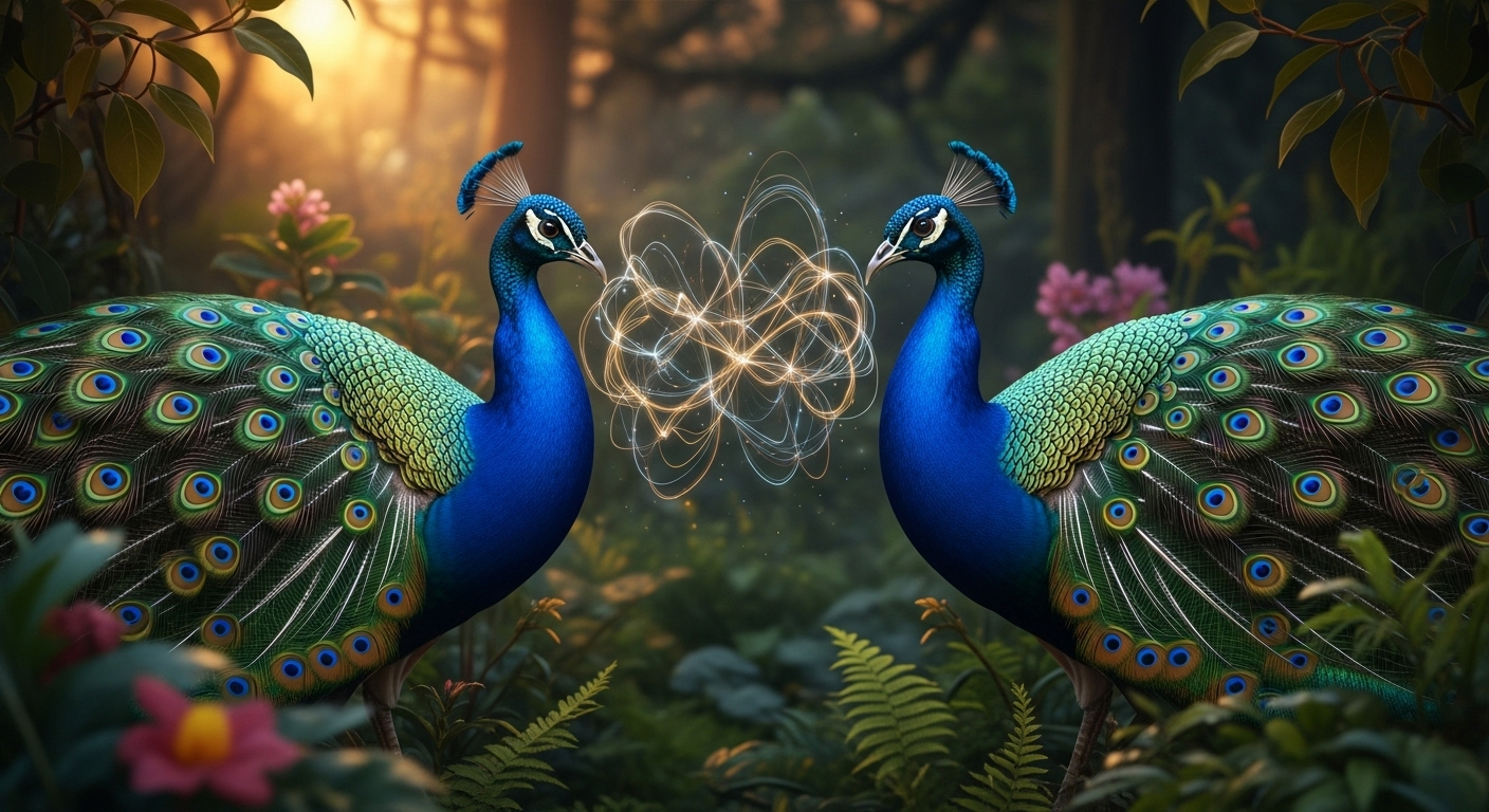 Mais pourquoi le paon a-t-il des lasers ?