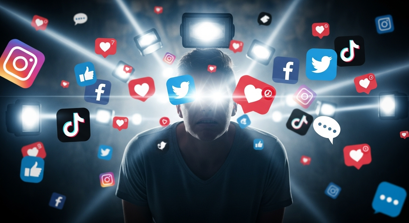 La vie sous les projecteurs, même dans le deuil