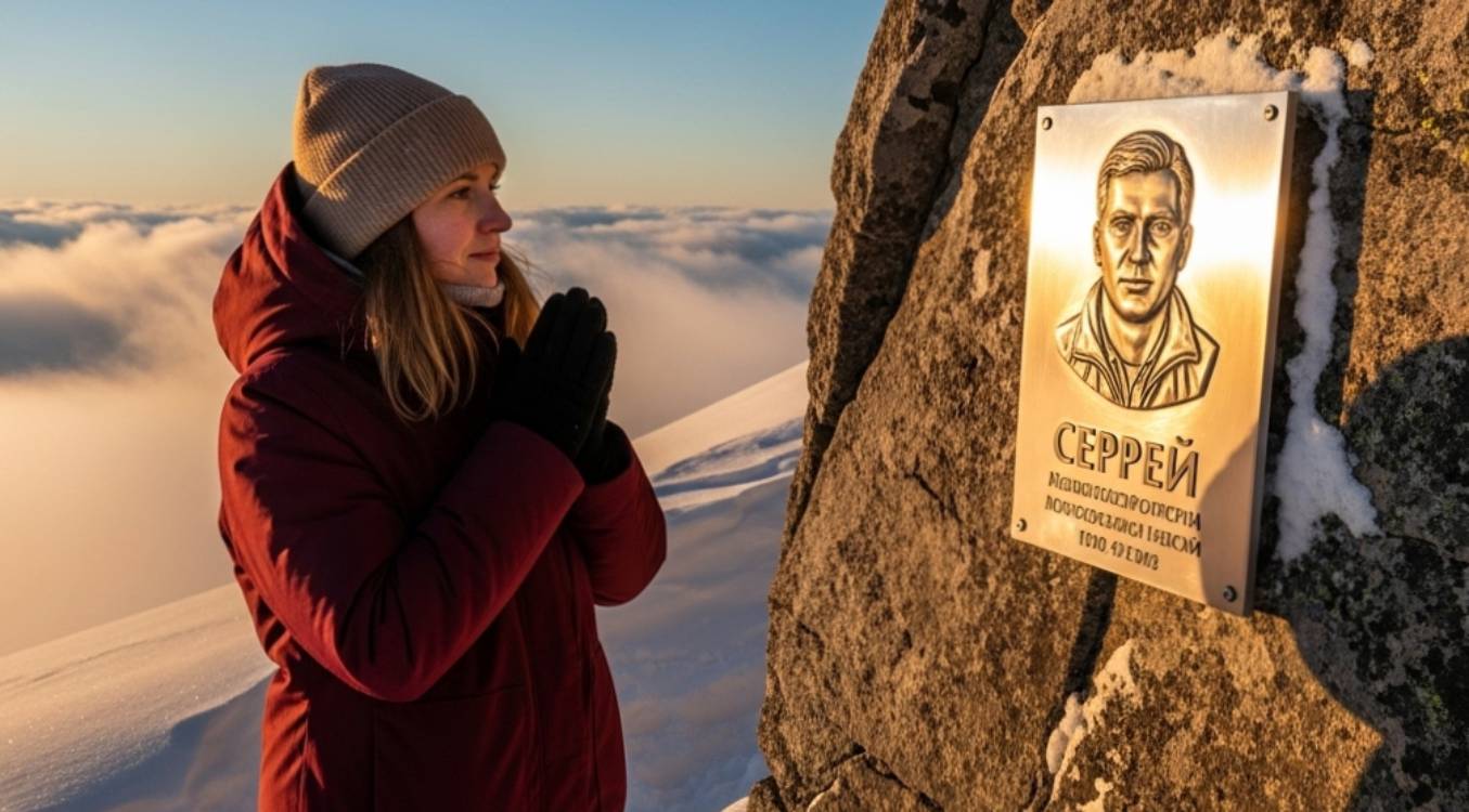 Hommage émouvant à l&#039;alpiniste coincée en montagne, et dont les secours ont été abandonnés
