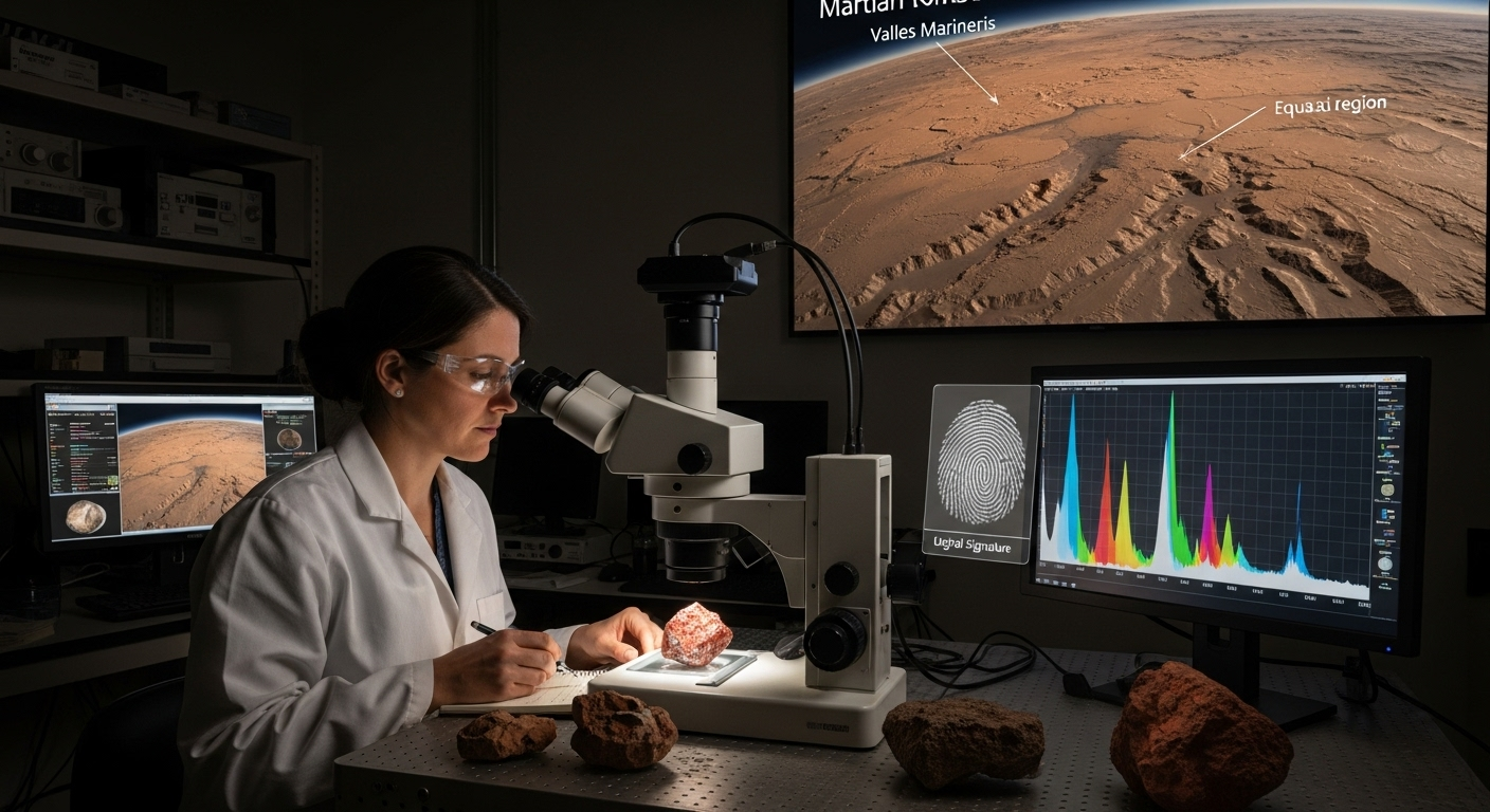 Le secret caché dans les roches martiennes