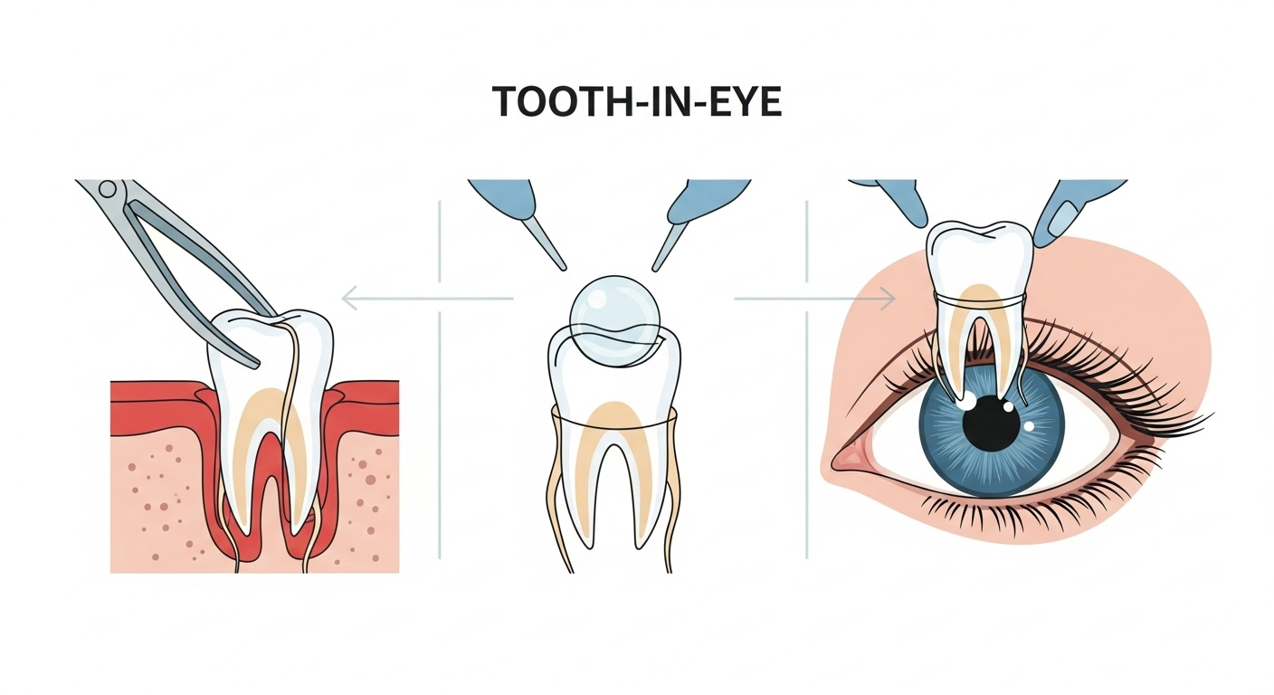 La 'dent dans l'œil', comment ça marche ?