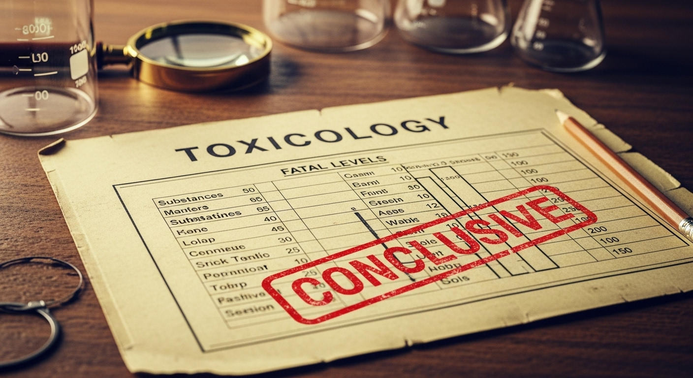 Le rapport toxicologique : la confirmation qui sème le doute